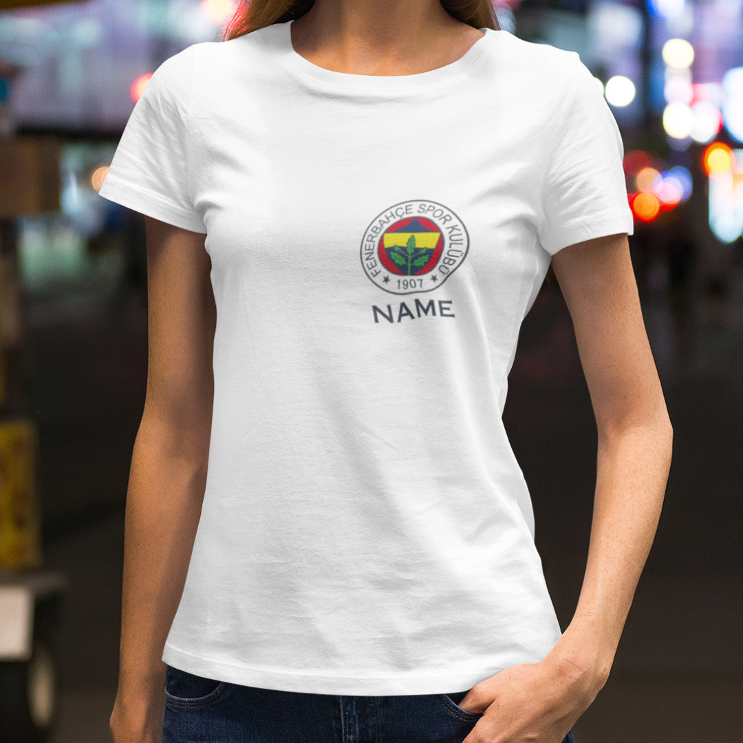 Personalisiertes bedrucktes T-Shirt für Damen (Fenerbahce)