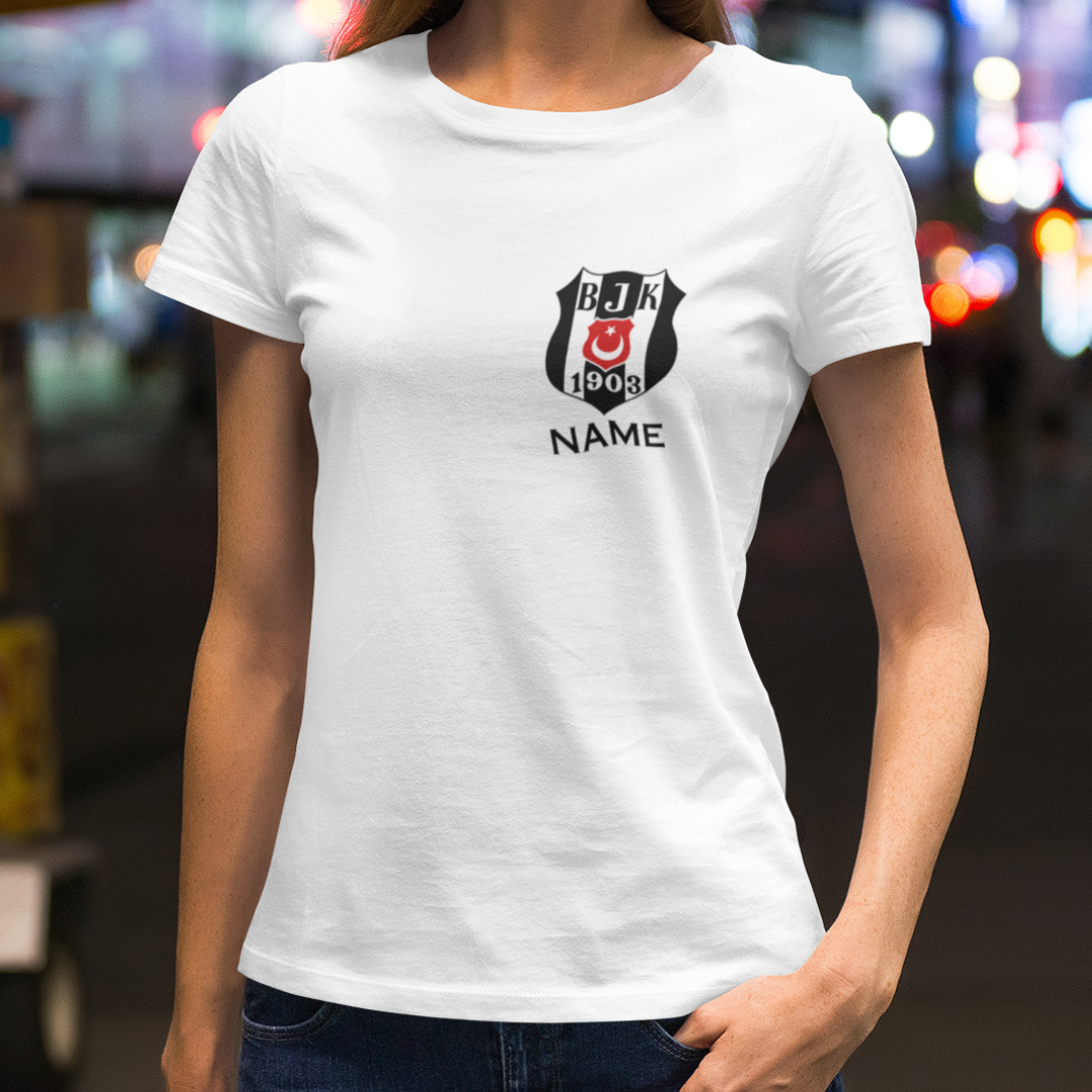 Personalisiertes bedrucktes T-Shirt für Damen (Besiktas)