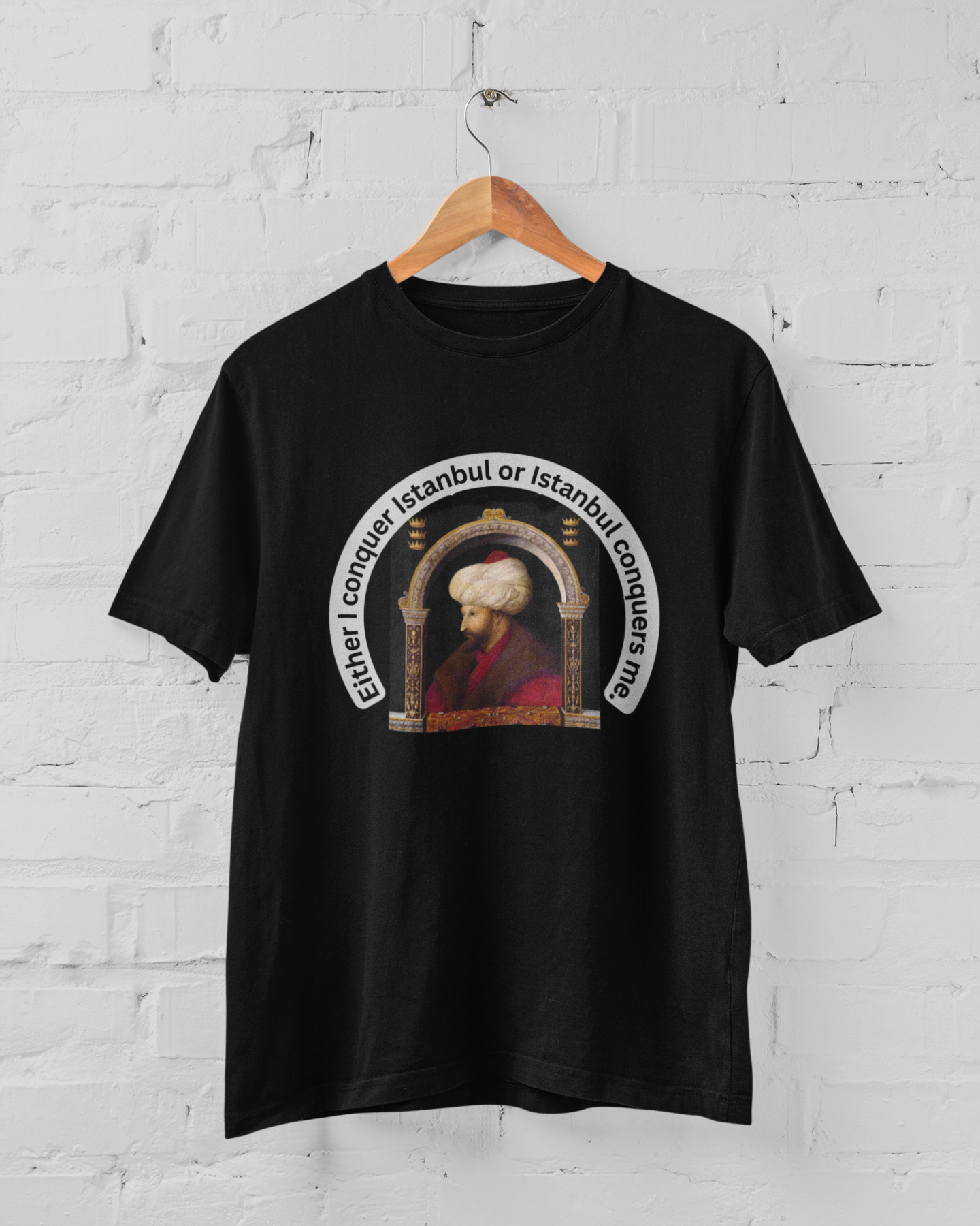 T-Shirt mit kurzem Arm -Mehmed II. (Fatih Sultan Mehmet)